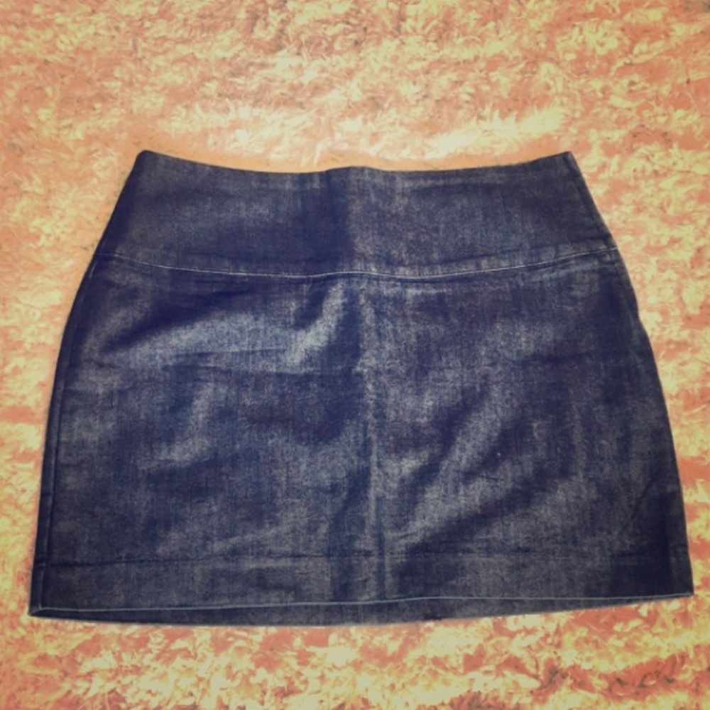 Express Denim Mini Skirt